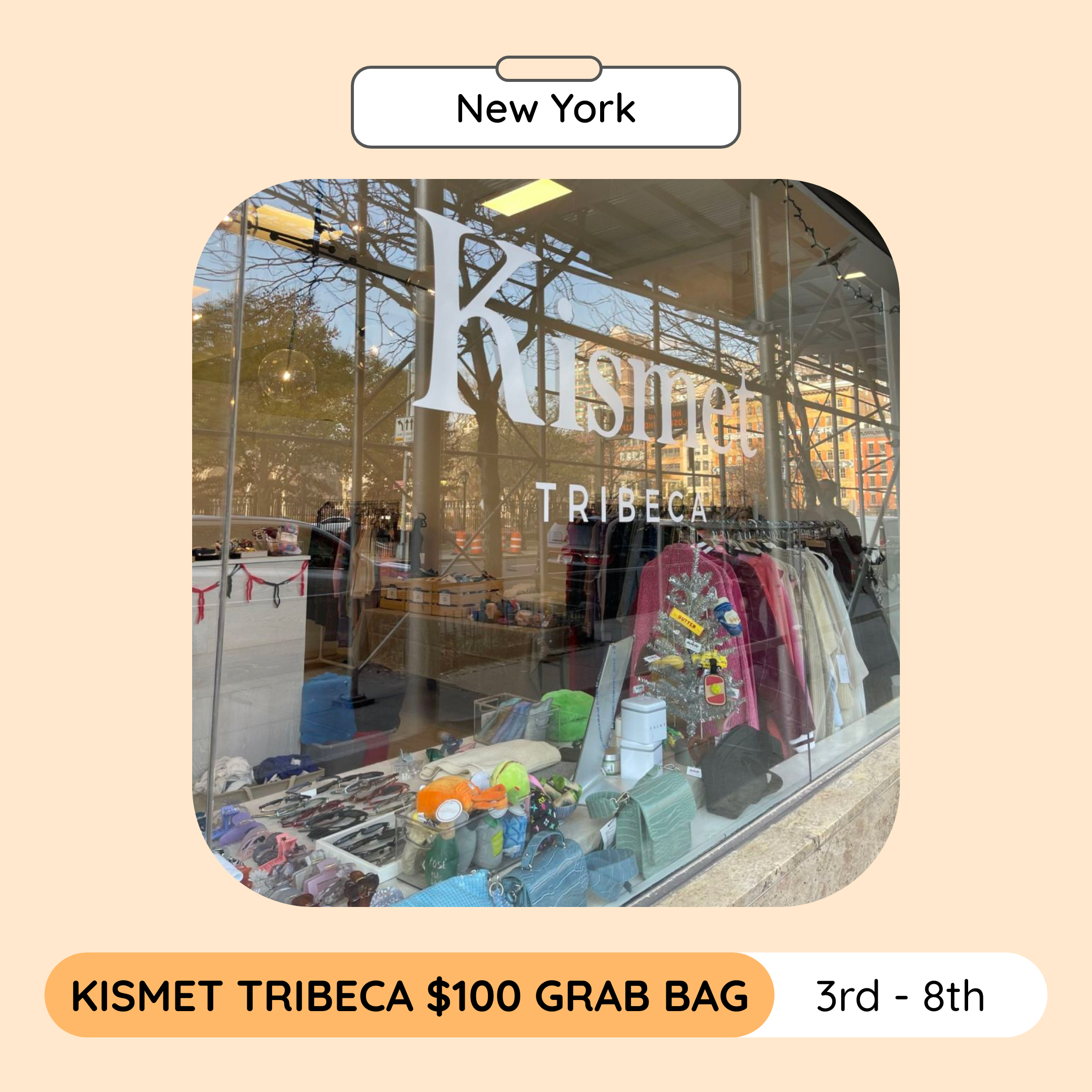 Kismet Tribeca 100 Grab Bag Sale, New York, January 2024