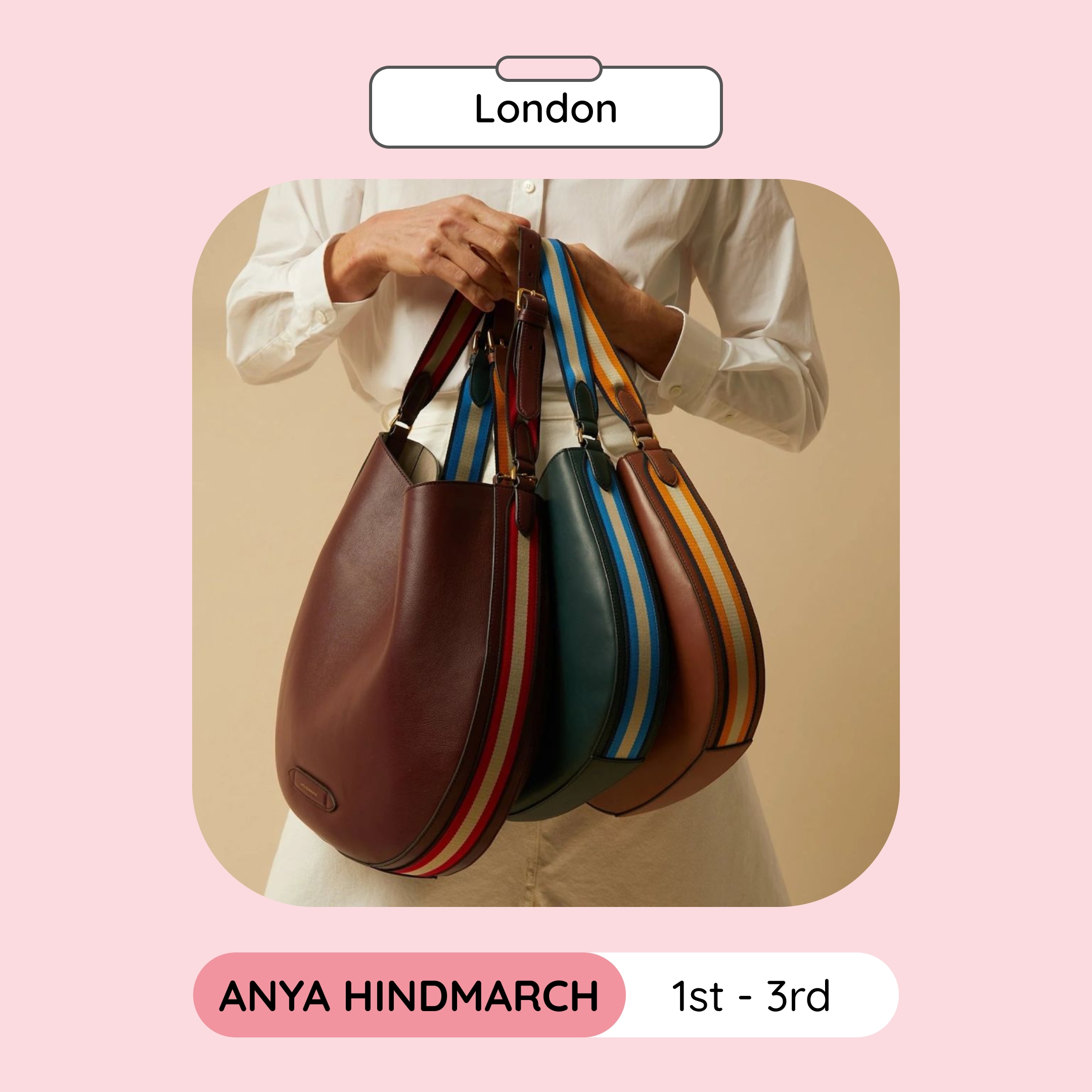 Anya Hindmarch Sample Sale, London, March 2024