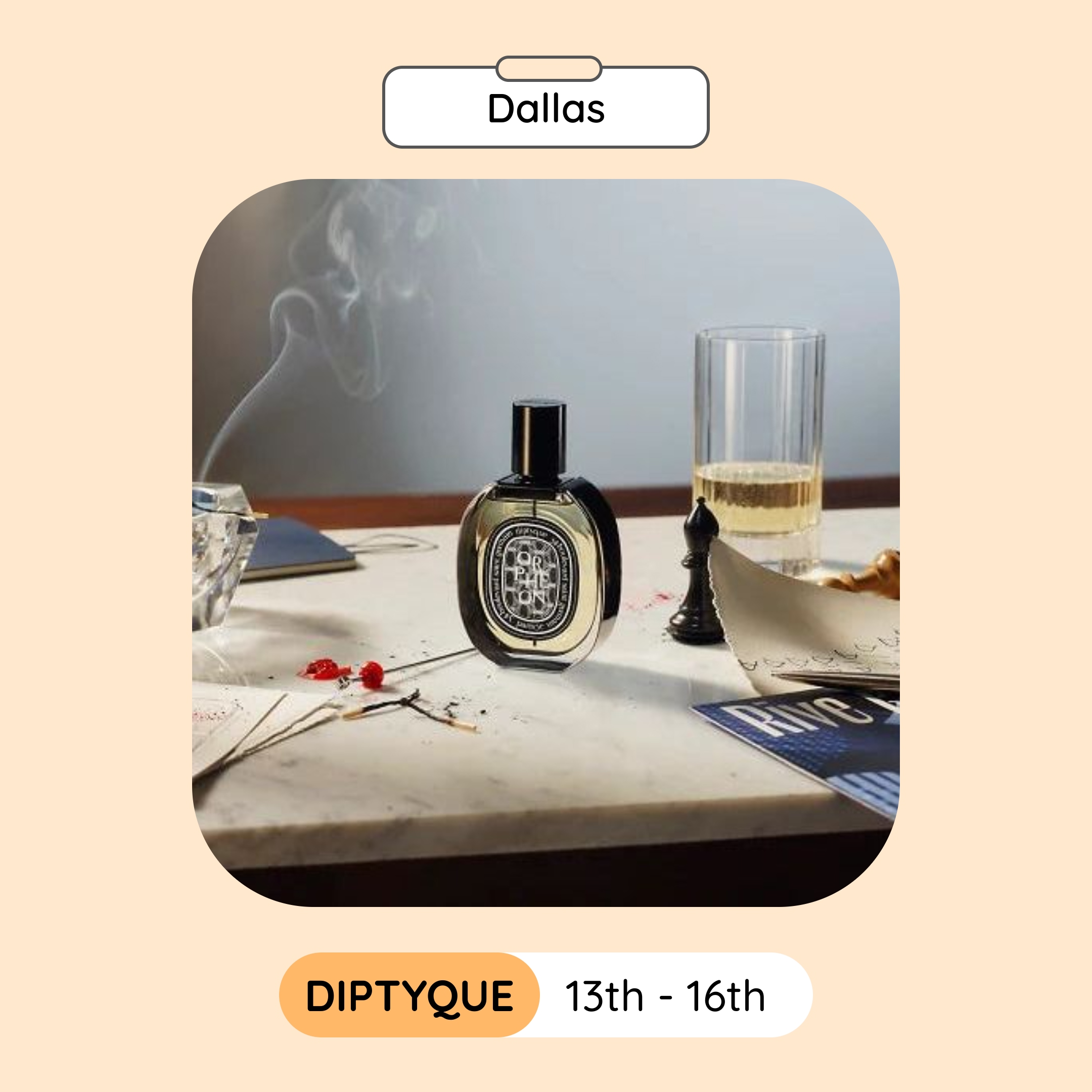 Diptyque Sample Sale, Dallas, June 2024