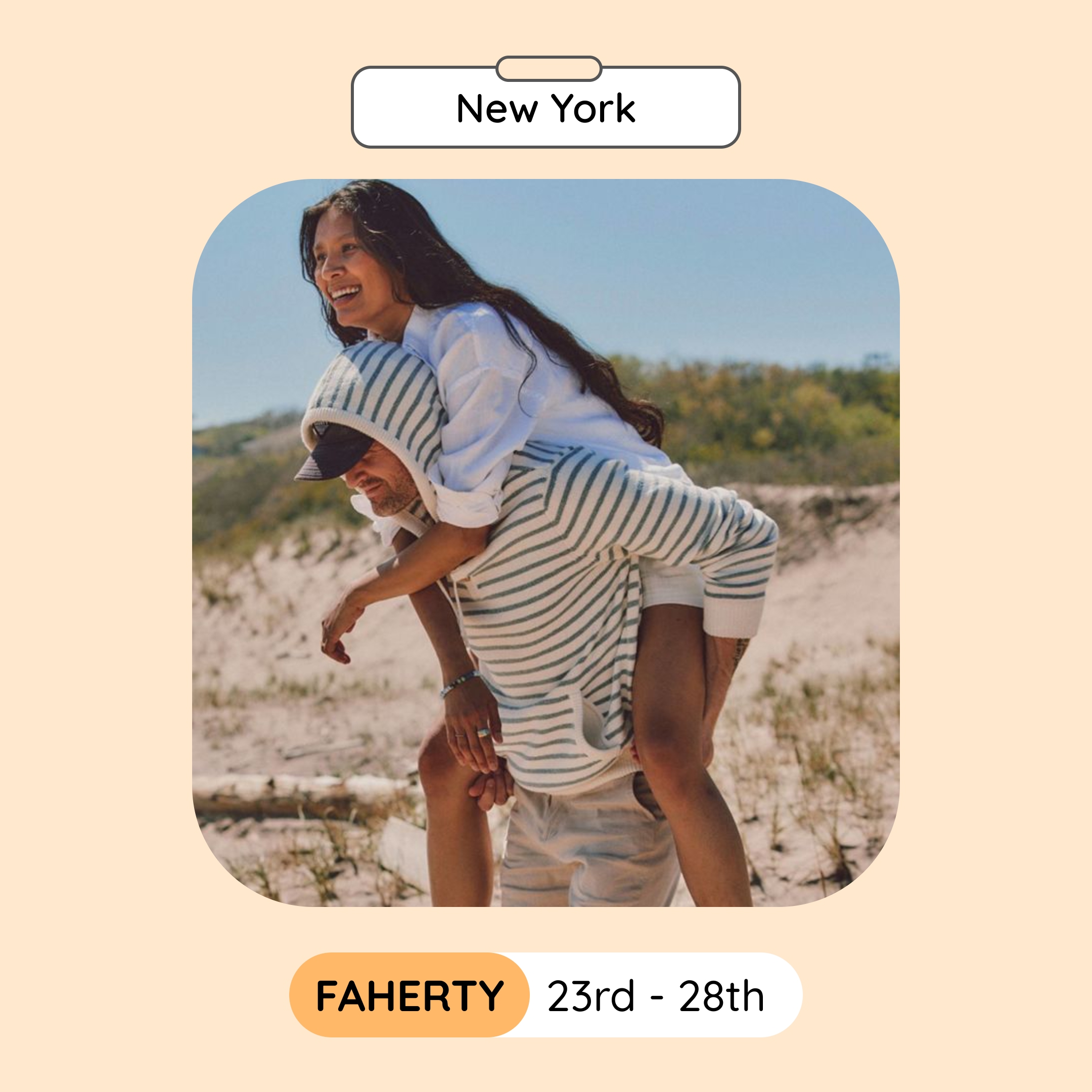 Faherty Sample Sale, New York, July 2024