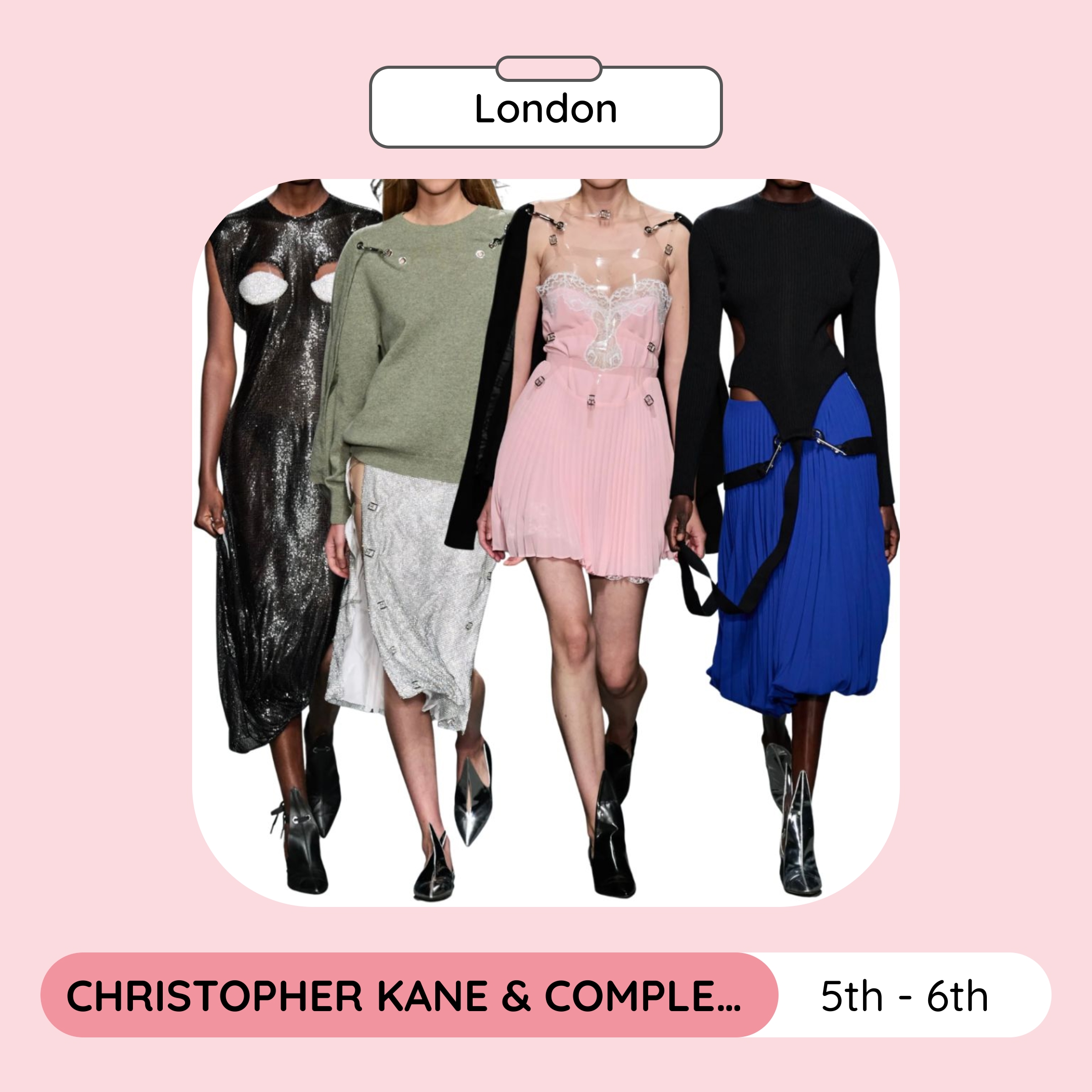 Christopher Kane & Completedworks Sample Sale, London, November 2024