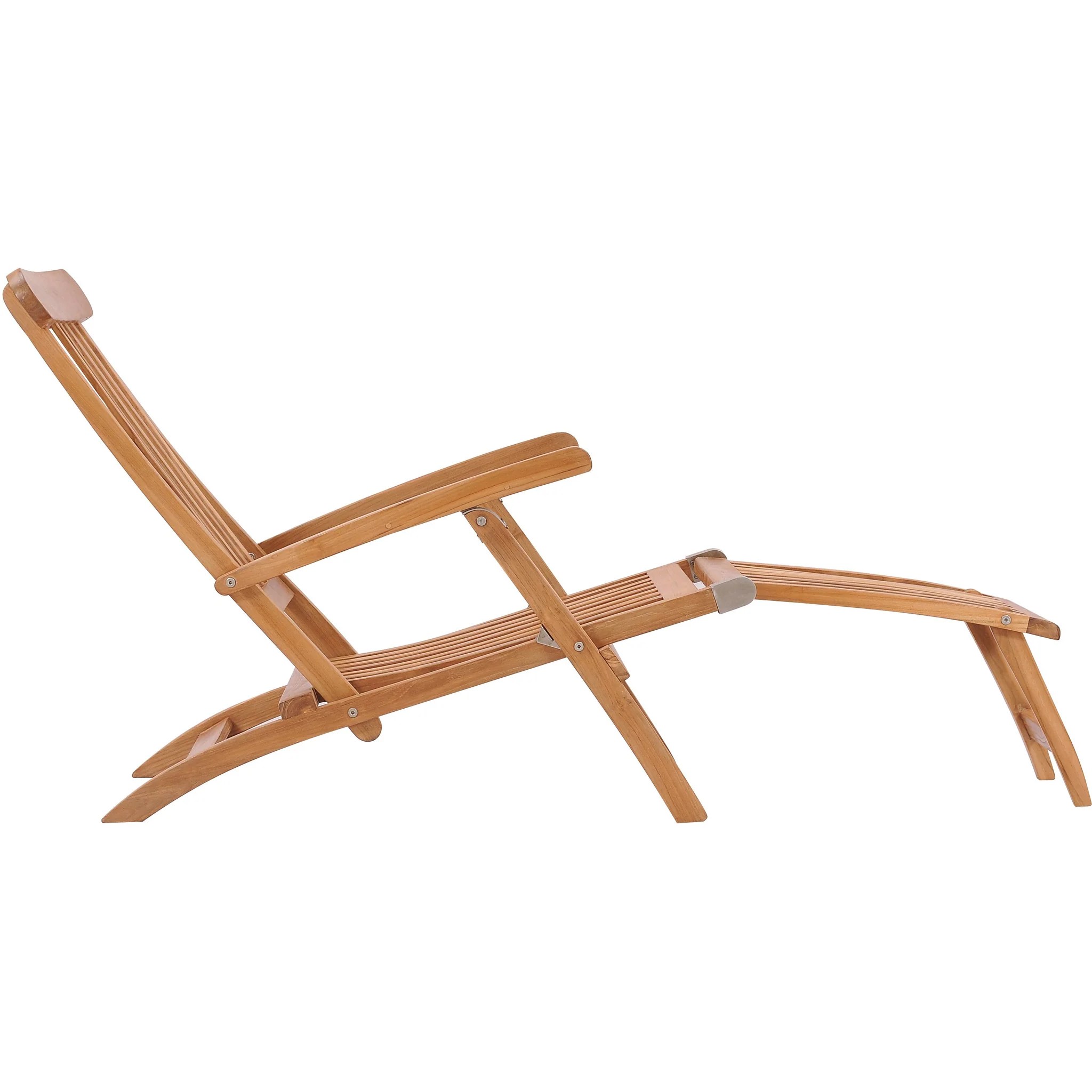 Teak Wood Titanic Outdoor Reclining Steamer Chair by Chic Teak only 570.68
