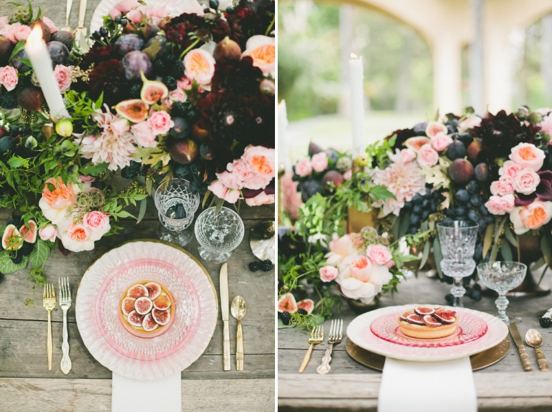 Centerpieces for a Navy, Burgundy, Blush, and Gold wedding. Weddings