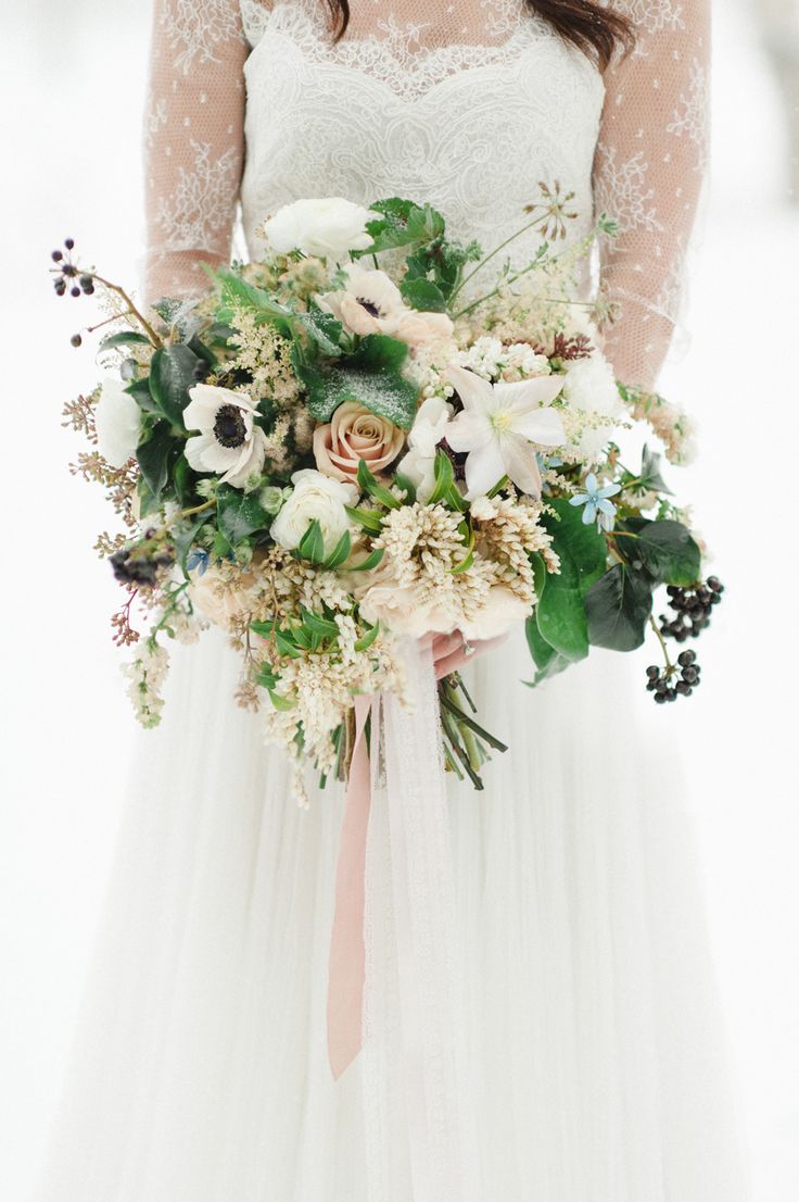 5 of the Most Winter Bridal Bouquets Chic Vintage Brides
