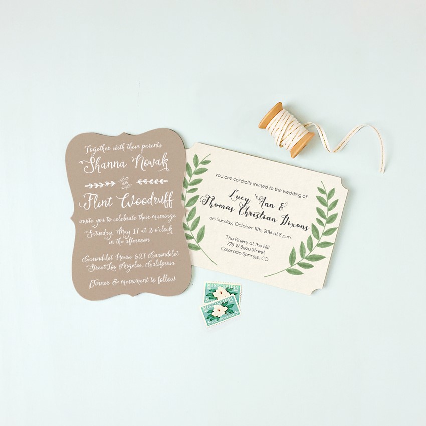 Beautiful & Truly Custom Wedding Stationery from Basic Invite Chic