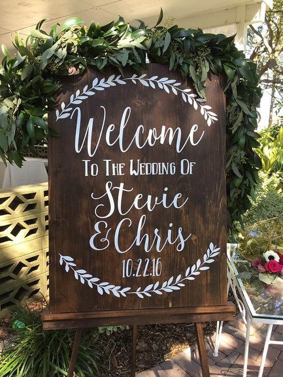 18 Rustic BudgetFriendly Rustic Wedding Signs Ideas ChicWedd