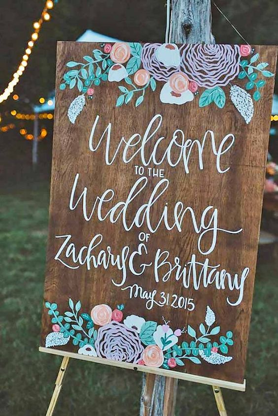 18+ Wedding Decorations Rustic Signs Background