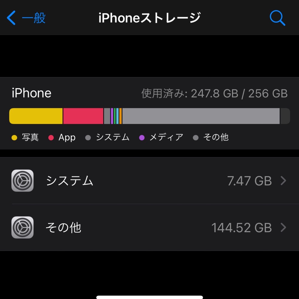iPhone12のストレージに関してご相談です 私は現在... Yahoo!知恵袋