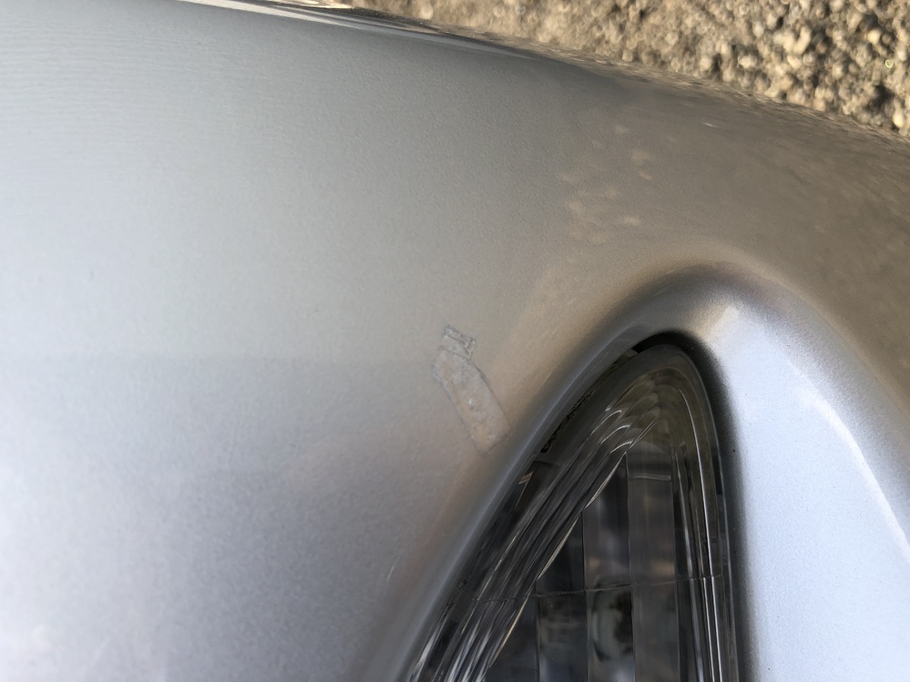 車に傷があって、タッチペンで補修しようと思ってしたんですが見ての通... Yahoo!知恵袋