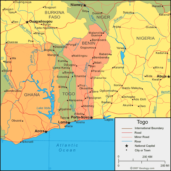 Togo Coins, Rulers and brief History