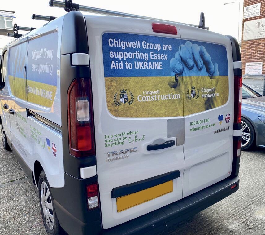 Chigwell Group donate van to ‘Essex aid to Ukraine' Chigwell Group