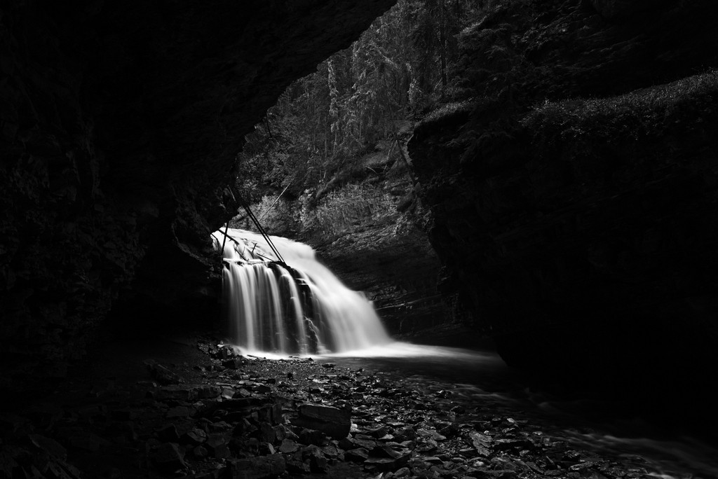 Waterfall in a Cave Chilby Photography