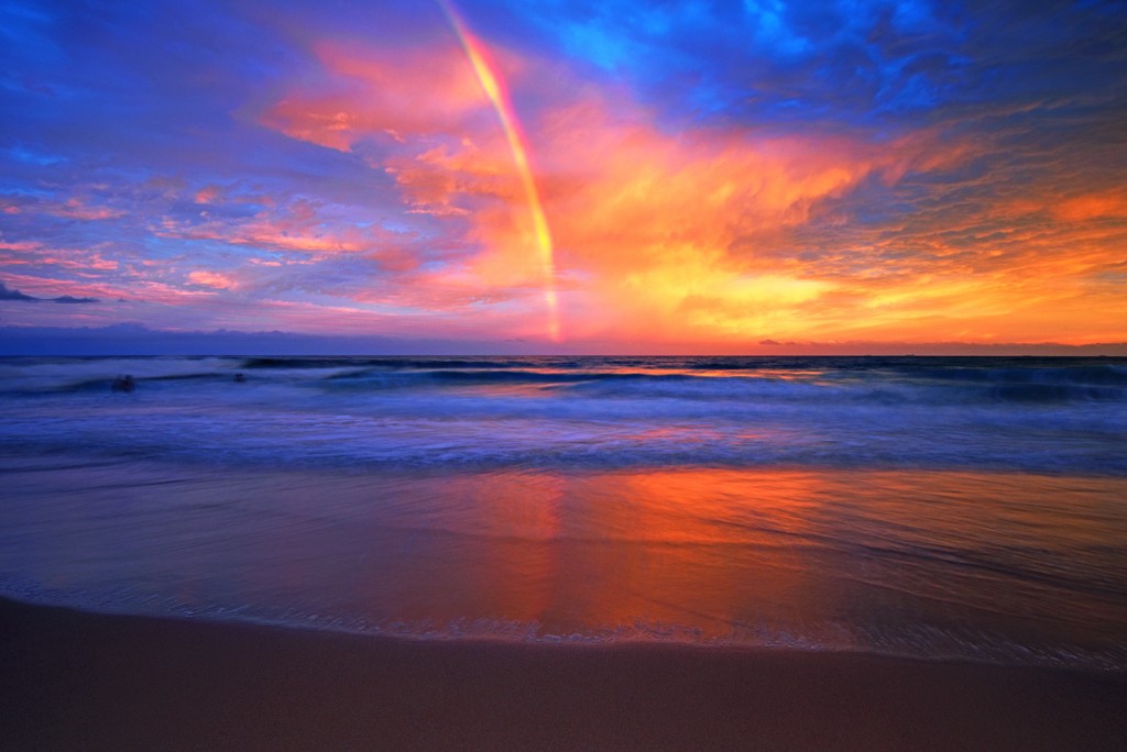 Rainbow into the Sunset Chilby Photography