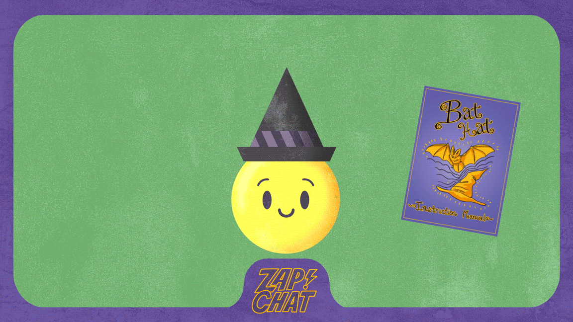 ZAPCHAT Bat Hat CBBC BBC