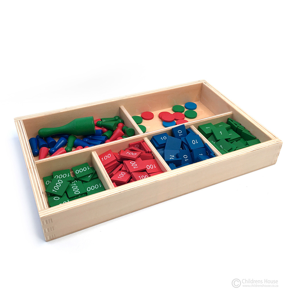 The Stamp Game Childrens House Montessori Materials practice