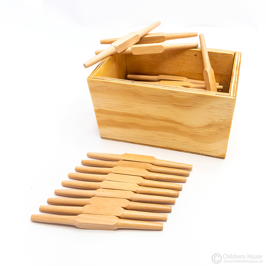 Loose Spindles Box Childrens House Montessori Materials to store