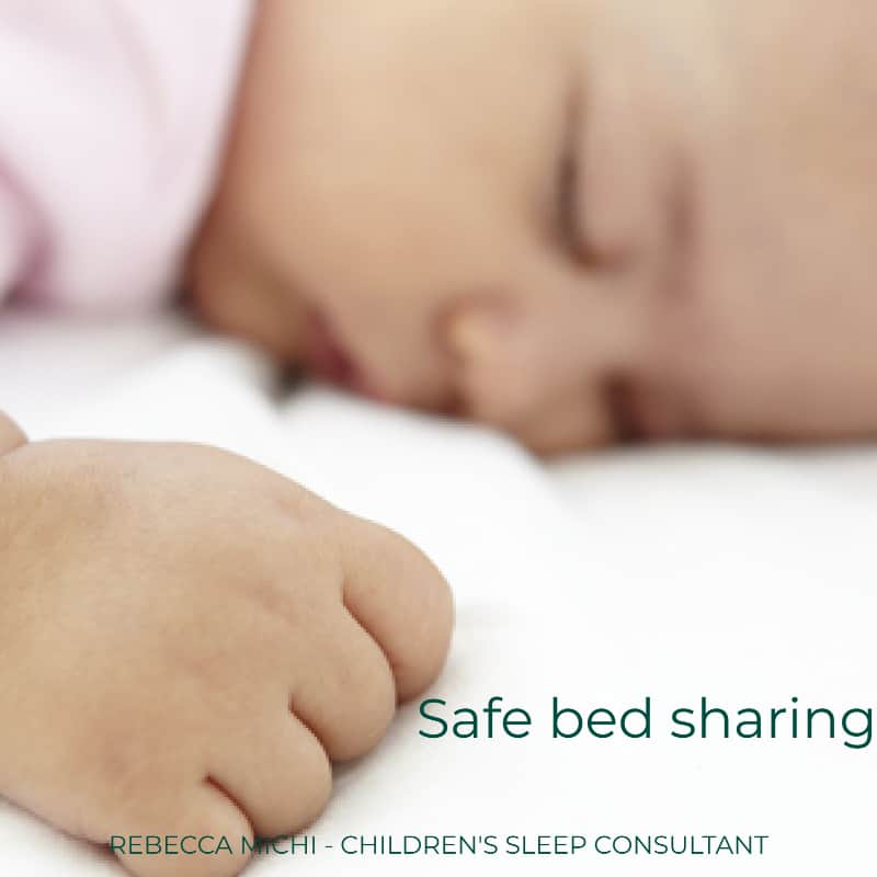 Safe bed sharing Rebecca Michi Children's Sleep Consultant