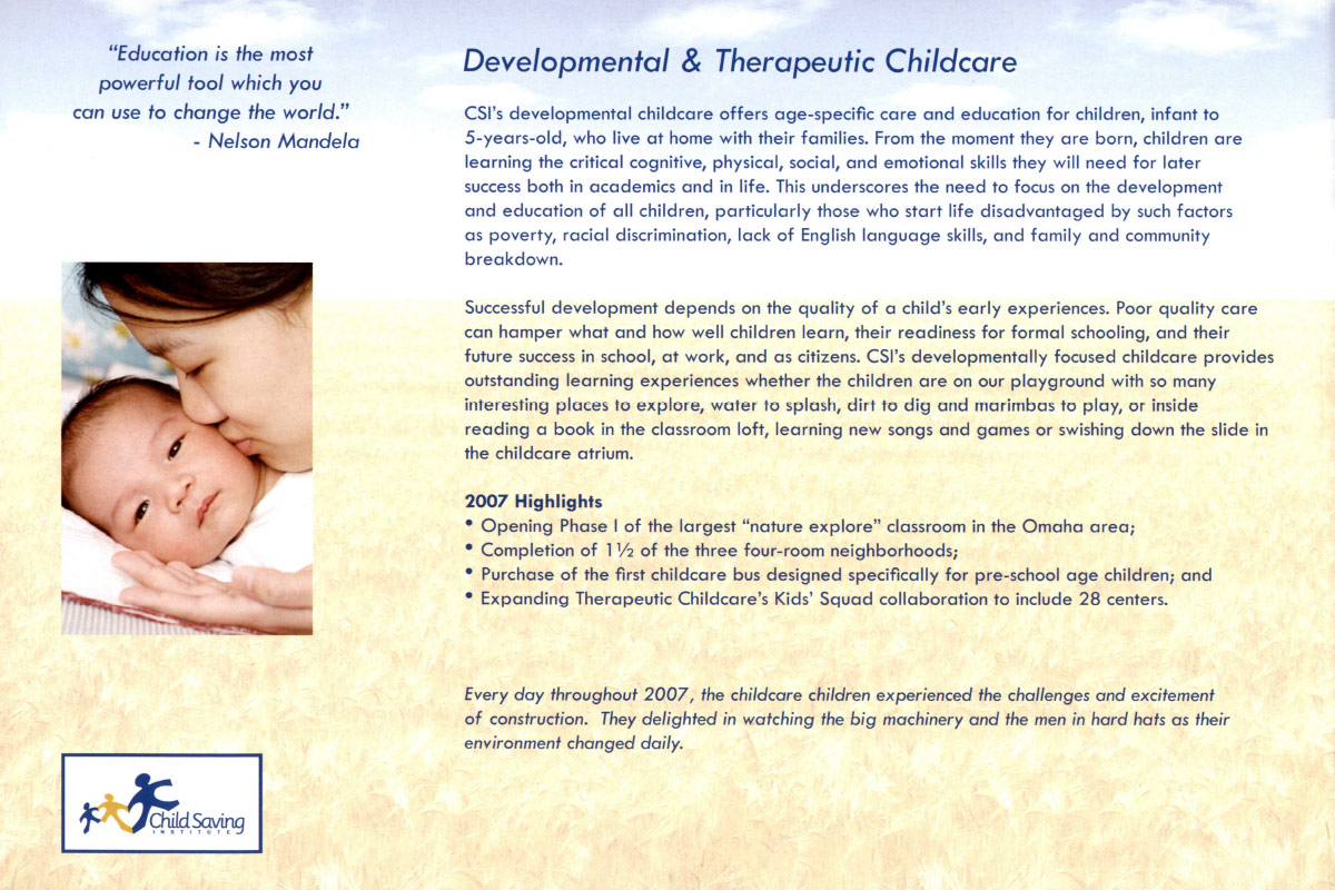 Nature explore classroom certification Child Saving Institute