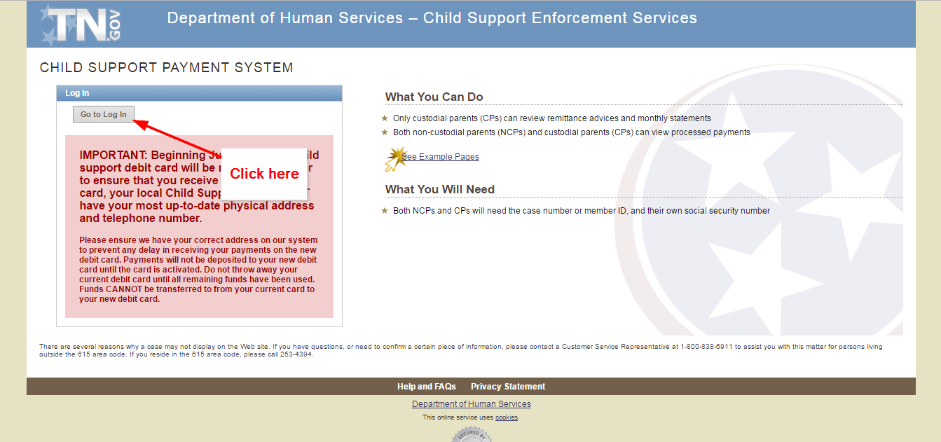 Tennessee Child Support Login Make a Payment ℹ️ Child Support Net