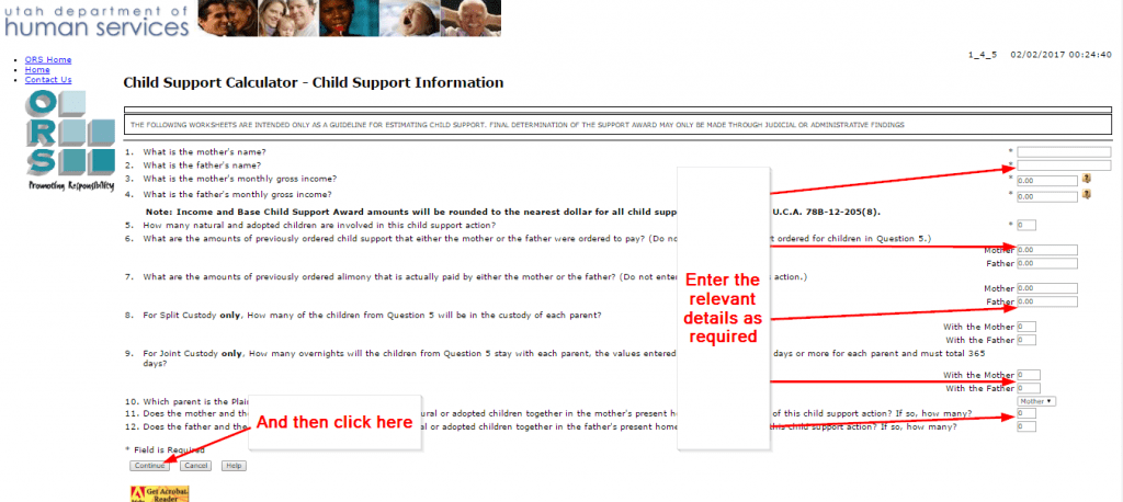 Utah Child Support Calculator Guidelines ℹ️ Child Support Net