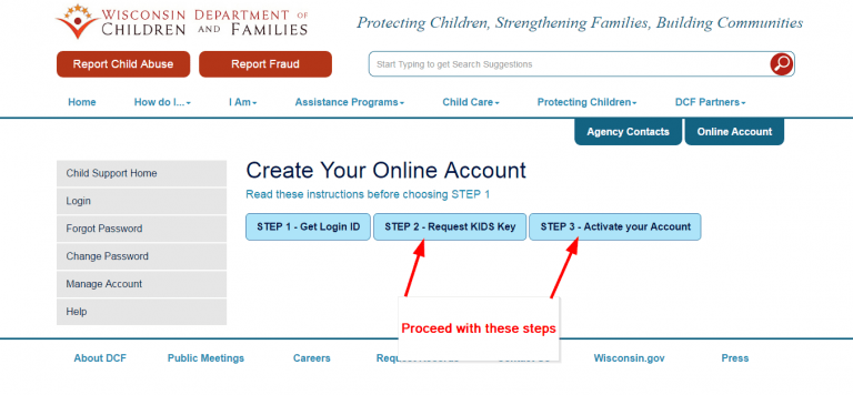 Wisconsin Child Support Login Make a Payment ℹ️ Child Support Net