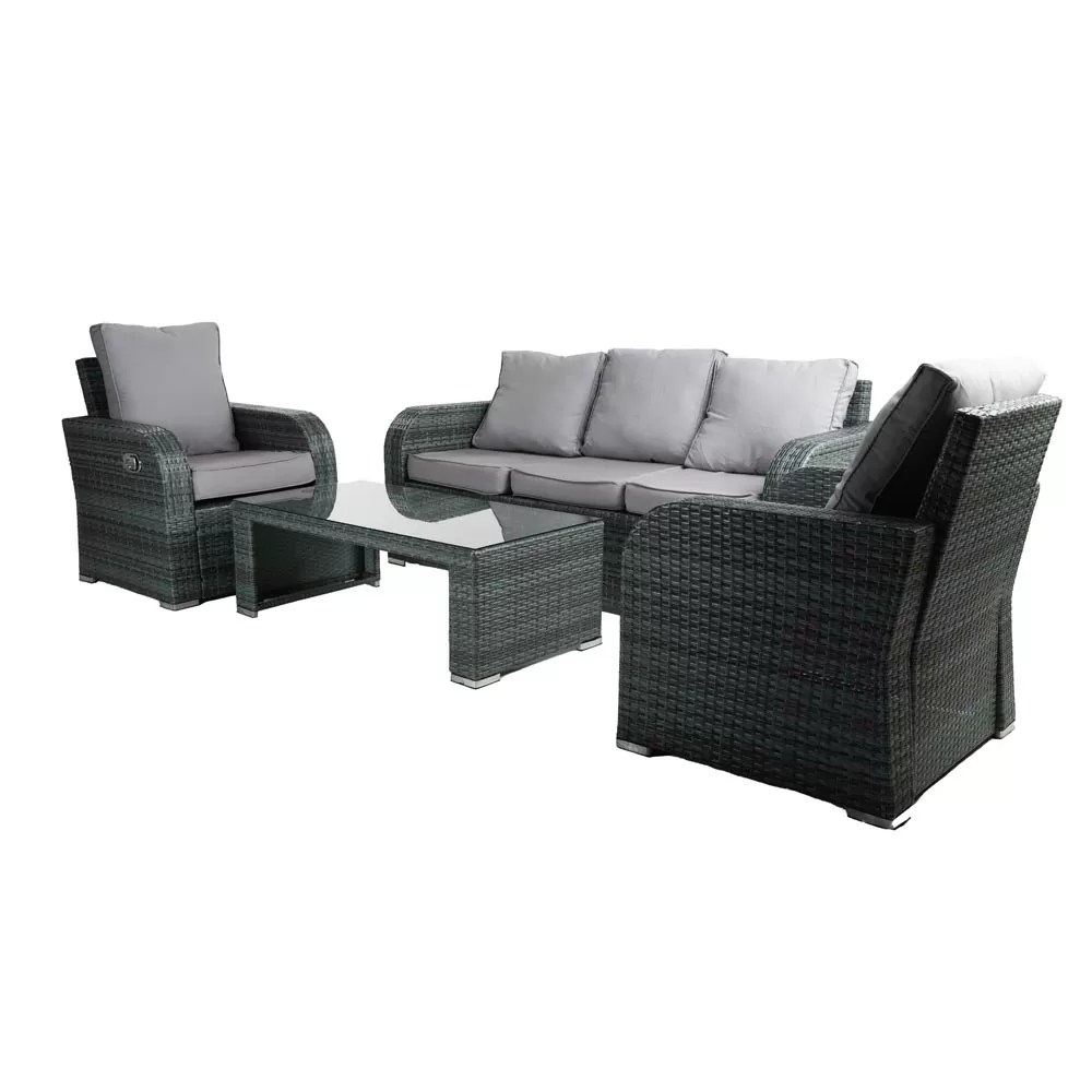 Green Rattan Set Childwall Table & Chair Hire Childwall Table