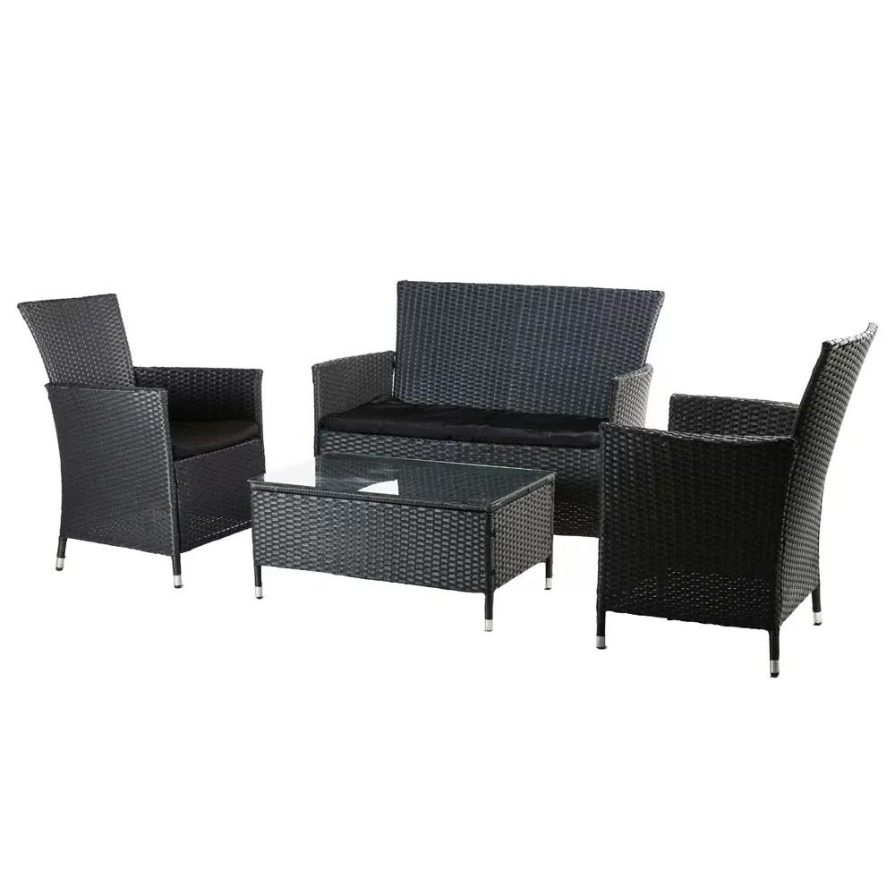 Grey Rattan Set Childwall Table & Chair Hire Childwall Table