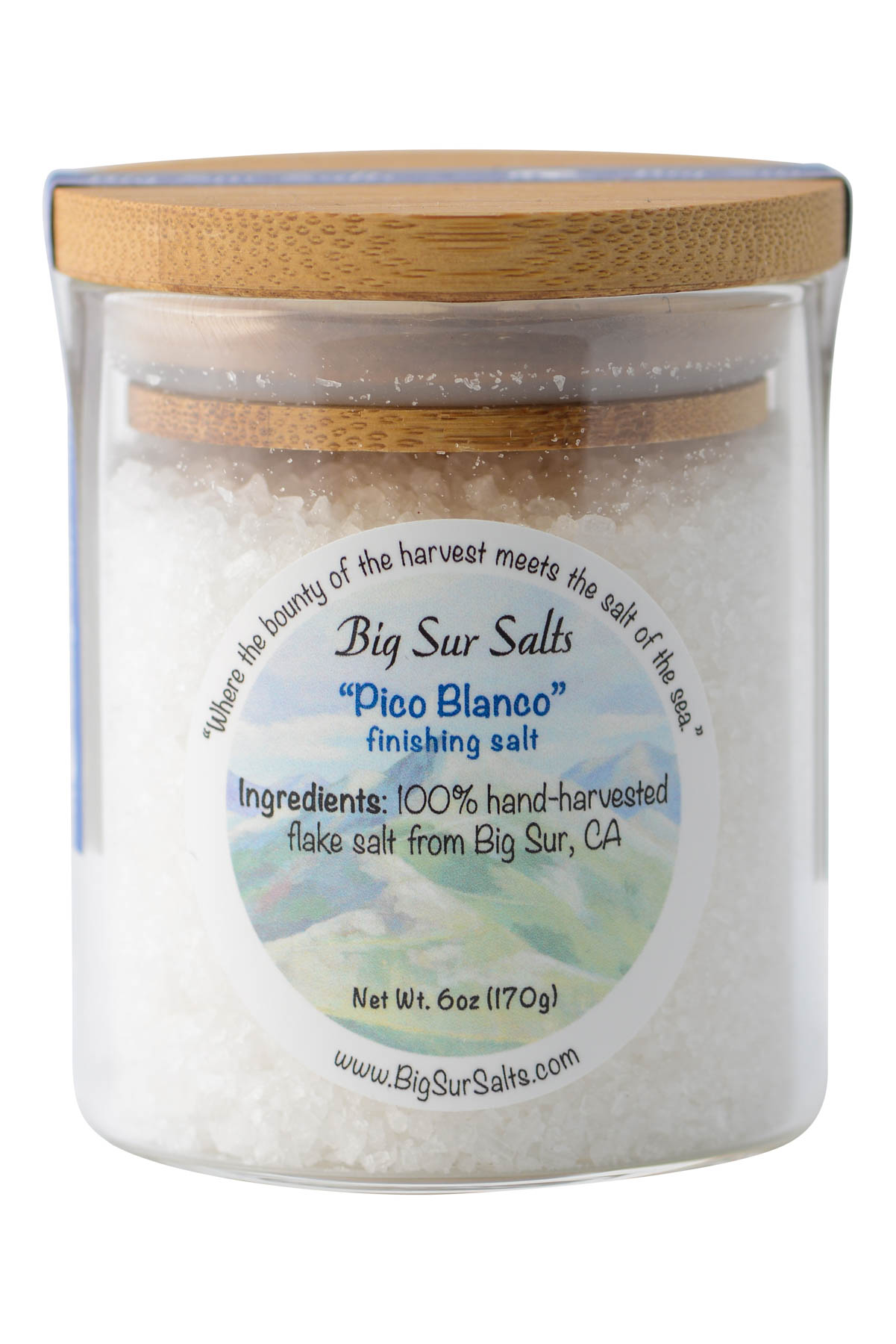 Big Sur Pico Blanco Salt 6oz Chili Smith Family Foods