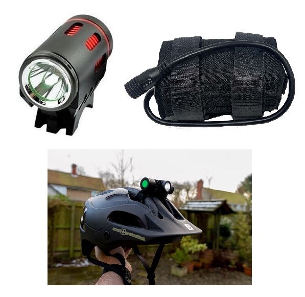 CREE Bike Light Large Battery + CREE Capsule with Battery Upgrade