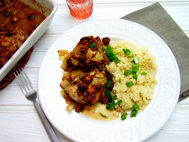 Ottolenghi’s Roast Chicken with Saffron, Hazelnuts and Honey Chilli