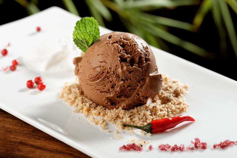 Chocolate and Chilli ice cream The Chilli