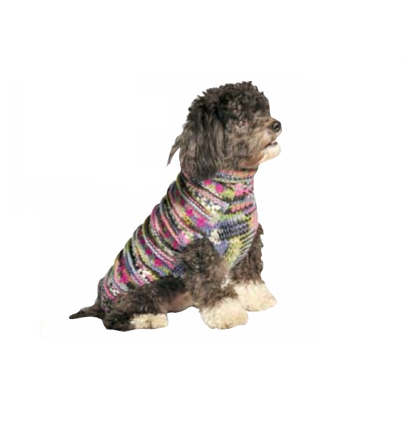 Purple Woodstock Dog Sweater