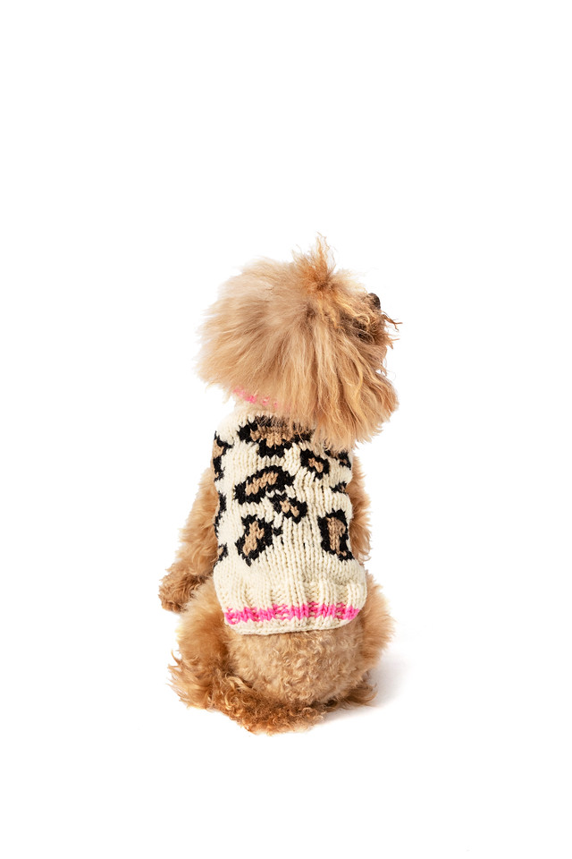 Leopard Print Dog Sweater — Chilly Dog