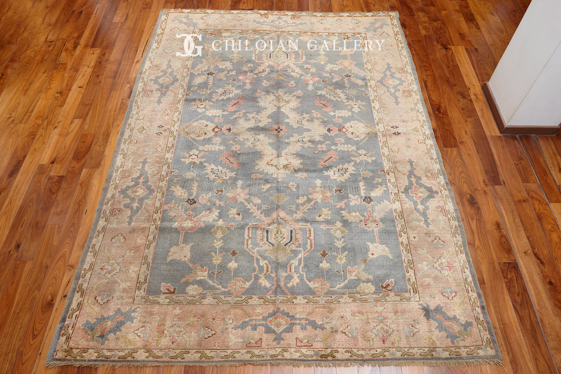 5142 Oushak Carpet Chiloian Gallery Antique Rugs and Carpets