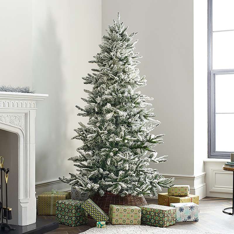 Lowland Fir Snowy 8ft Artificial Christmas Tree