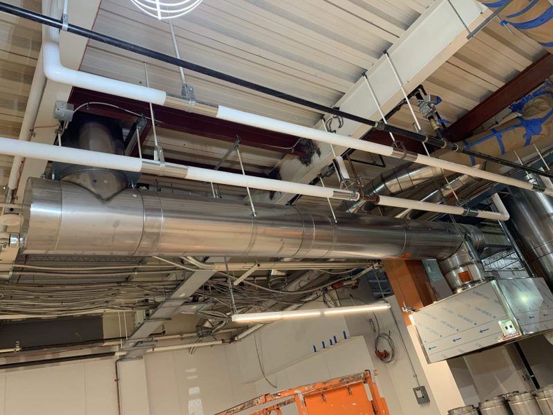 Flue and Grease Duct Installation at Kneads Bakery in Baltimore