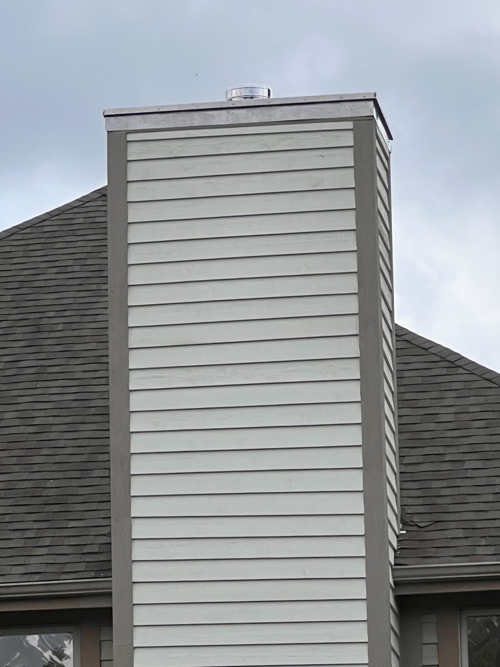 Cedar Siding Chimney Repair & Restoration Centerville Pipestone