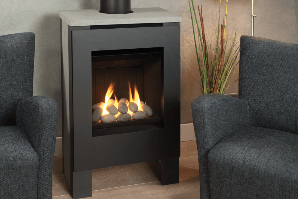Valor Lift Freestanding Fireplace Chimneys Plus