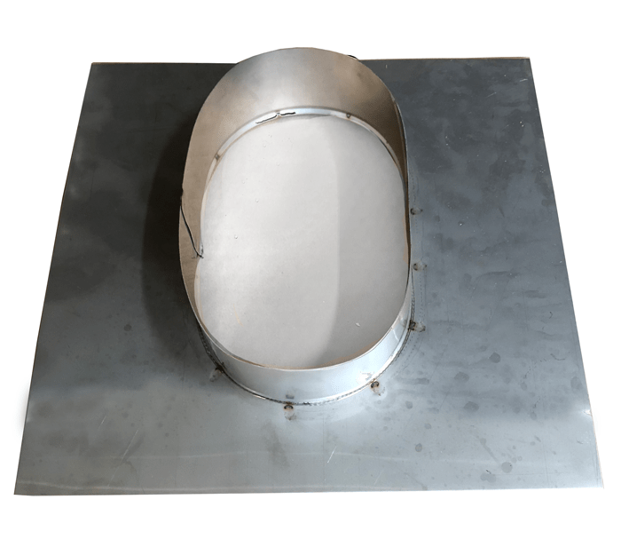 Stainless Steel Top Plate (Oval) American Chimney Supplies