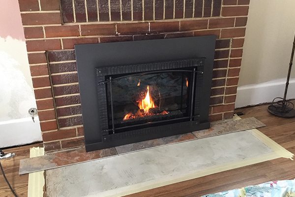 Gallery of Gas Insert Installations - Chimney Sweeps of America