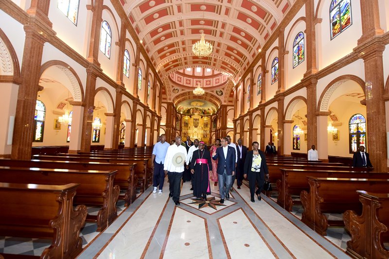 PHOTOS Museveni Tours Africa's 2nd Largest Catholic Church ChimpReports
