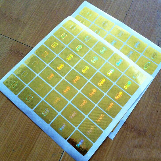 Metallic aluminium foil sticker Custom Foil Sticker temporary tattoo sticker