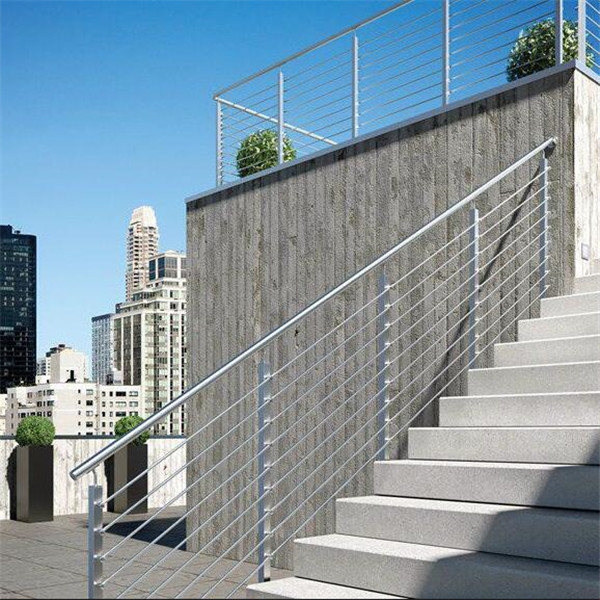 Outdoor 316L 304 316 stainless steel straight shape solid rod bar stair