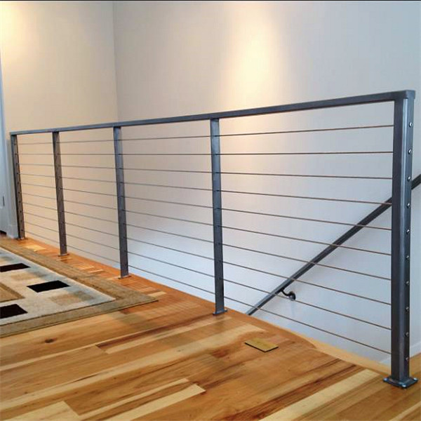Outdoor stainless steel cable railing for balcony