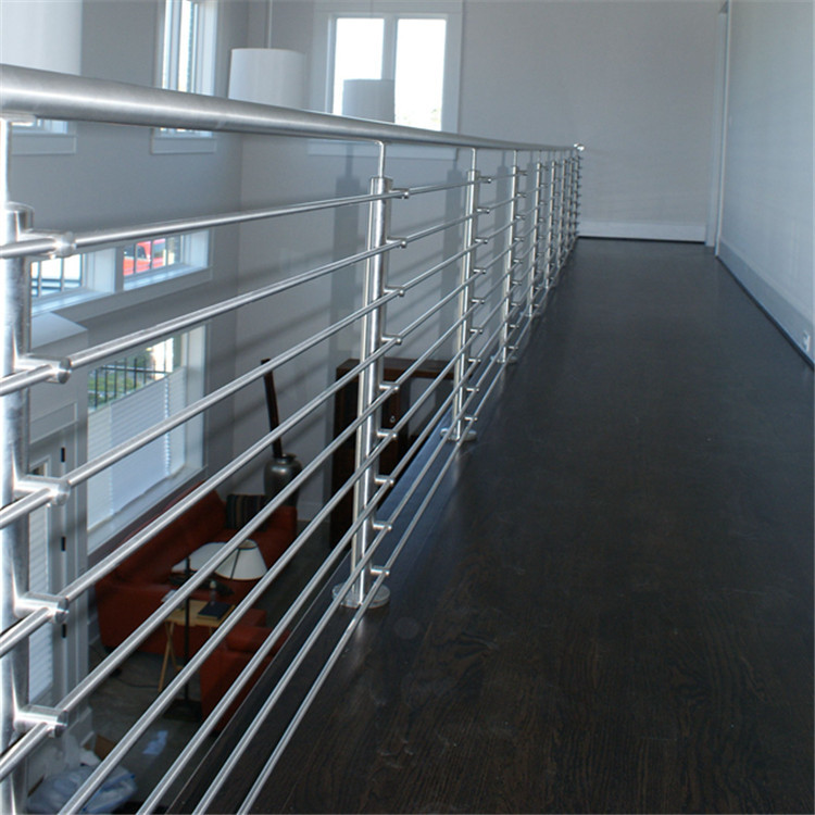 Stainless steel 316 cross bar railing for balcony grills