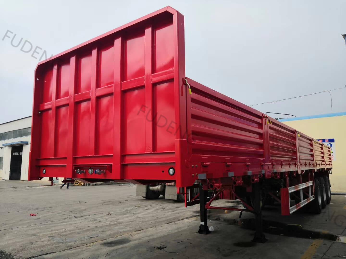 Tri Axles Henred Trailer China Semitrailer Supplier