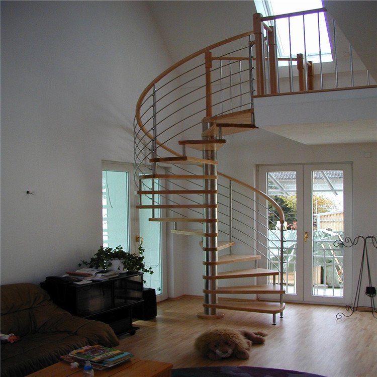 Prefabricated Rotating Spiral Staircase For Small Spaces