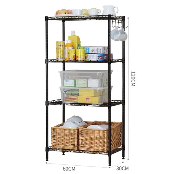 China Adjustable Chrome Wire Shelving Manufacturer Mracking