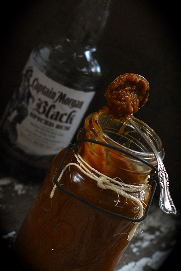 captain black spiced rum pumpkin butter ChinDeep