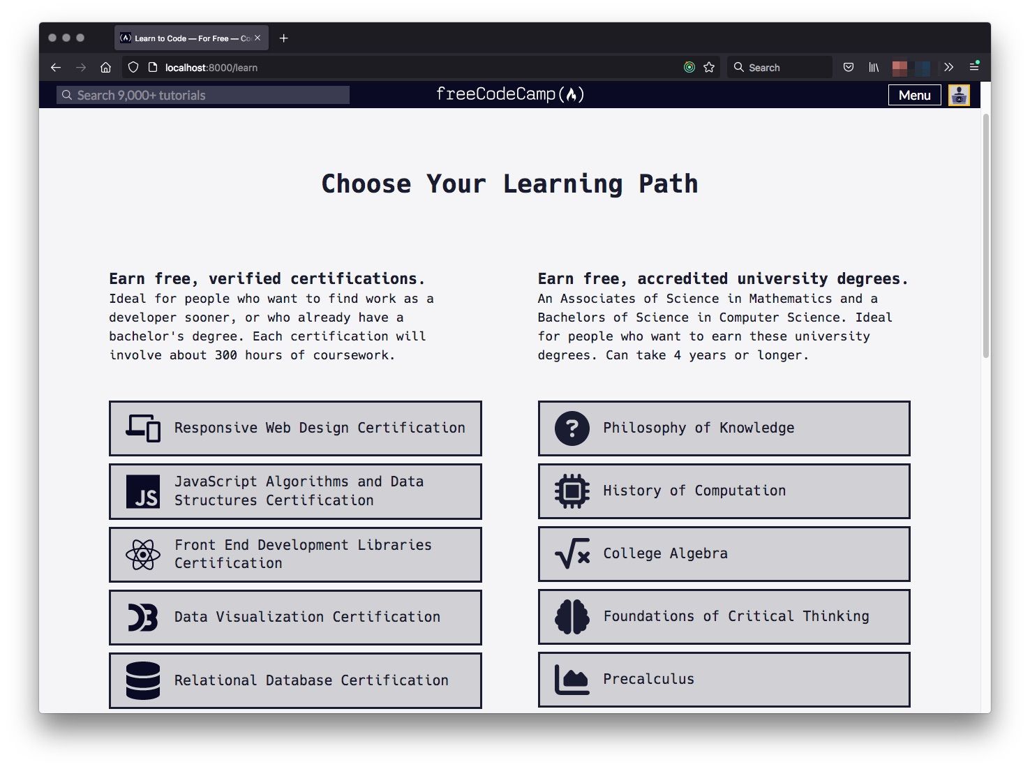 freeCodeCamp 成立八周年：数据科学课程 + 大学学位课程最新进展